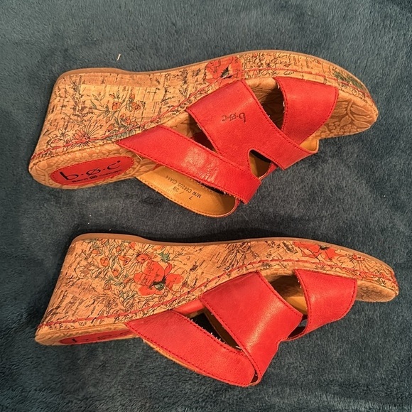 B.O.C. Leather Slides Size 7 - Picture 3 of 7